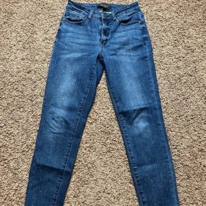 Women’sJudy Blue Jeans Keene Mid Rise Relaxed Slim Straight Size 26 IL:P